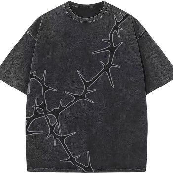 Y2K Graphic T-Shirts Vintage Oversized Tees Streetwear Casual Acid Washed Tops for Men Women