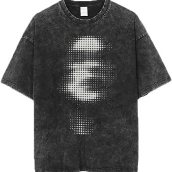 men Vintage Oversized Tee Shirts Hiphop Rapper Print Acid Wash Tops Streetwear Graphic Cotton Short Sleeve Black Shirt