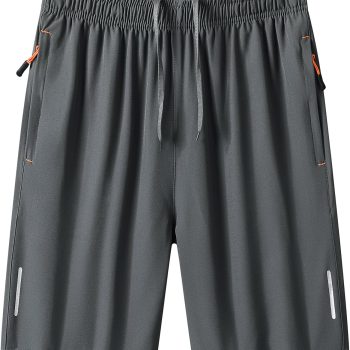 Mens Athletic Running Shorts,5 inch Quick Dry Lightweight Two Packets Gym Workout Basketball Hiking Golf Casual Short