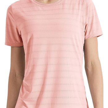 Women's Workout T Shirts Short Sleeve Gym Running Athletic Tops Quick Dry Crewneck Yoga Shirts